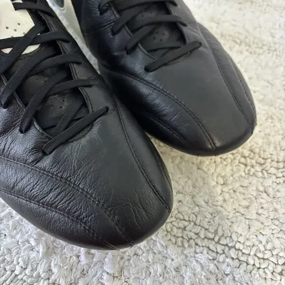 RARE! Nike Premier FG Soccer Cleats Black White Kangaroo Leather Men’s US 14